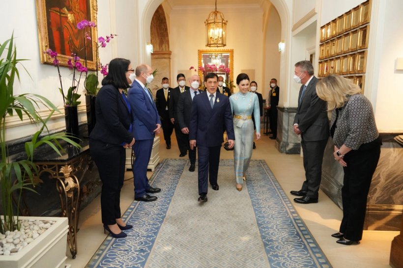 ในหลวง พระราชินี ทรงร่วมงานเลี้ยงรับรองพระประมุข พิธีบรมราชาภิเษกคิงชาร์ลส์  