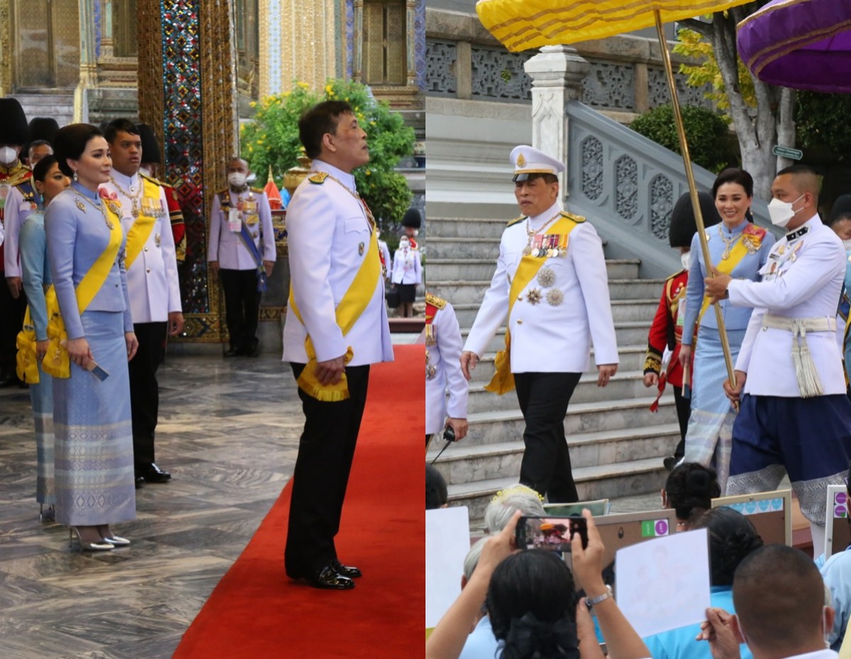 ในหลวง-พระราชินี เสด็จฯ พระราชพิธีเฉลิมพระชนมพรรษา91พรรษาพระพันปีหลวง