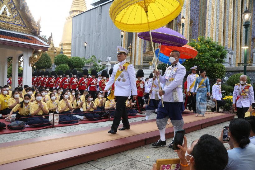 ในหลวง-พระราชินี เสด็จฯ พระราชพิธีเฉลิมพระชนมพรรษา91พรรษาพระพันปีหลวง