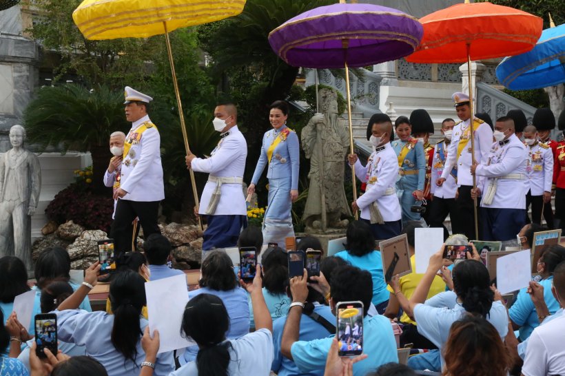 ในหลวง-พระราชินี เสด็จฯ พระราชพิธีเฉลิมพระชนมพรรษา91พรรษาพระพันปีหลวง