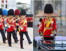 ประมวลภาพ พระราชินี ทรงร่วมซ้อมพิธีสวนสนามและถวายสัตย์ฯ