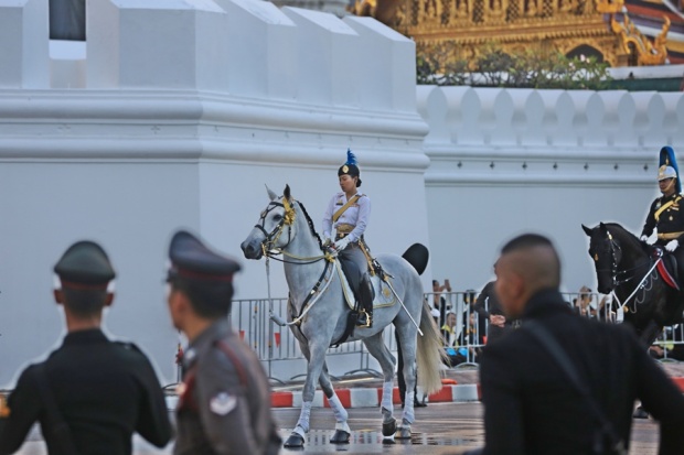 สง่างาม ‘พระองค์หญิงสิริวัณณวรี’ ทรงม้านำซ้อมริ้วขบวนพระบรมราชอิสริยยศ ริ้วขบวนที่ 6