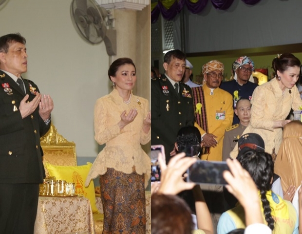 ในหลวง พระราชินี ทรงประกอบพิธีดูอาร์ขอพร ร่วมกับชาวไทยมุสลิม จ.ปัตตานี 