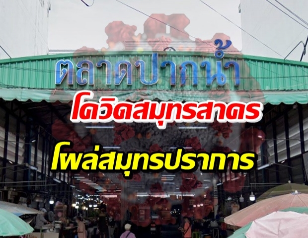  ด่วน!! ตลาดปากน้ำพบผู้ป่วย โควิด-19 เพิ่ม 3 ราย