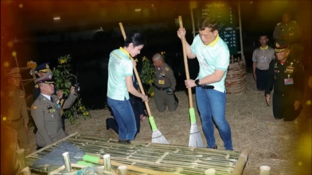 ในหลวง เสด็จฯ พร้อมด้วย เจ้าคุณพระสินีนาฏ ทรงตรวจเยี่ยมโครงการพระราชทาน “โคก หนอง นา”