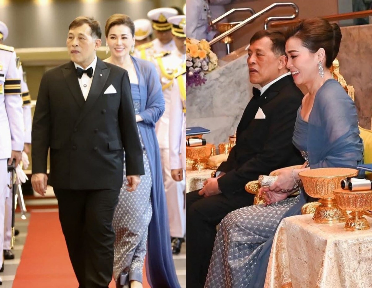 ในหลวง พระราชินี ทอดพระเนตรการแสดงคอนเสิร์ตทัพฟ้าคู่ไทยฯ