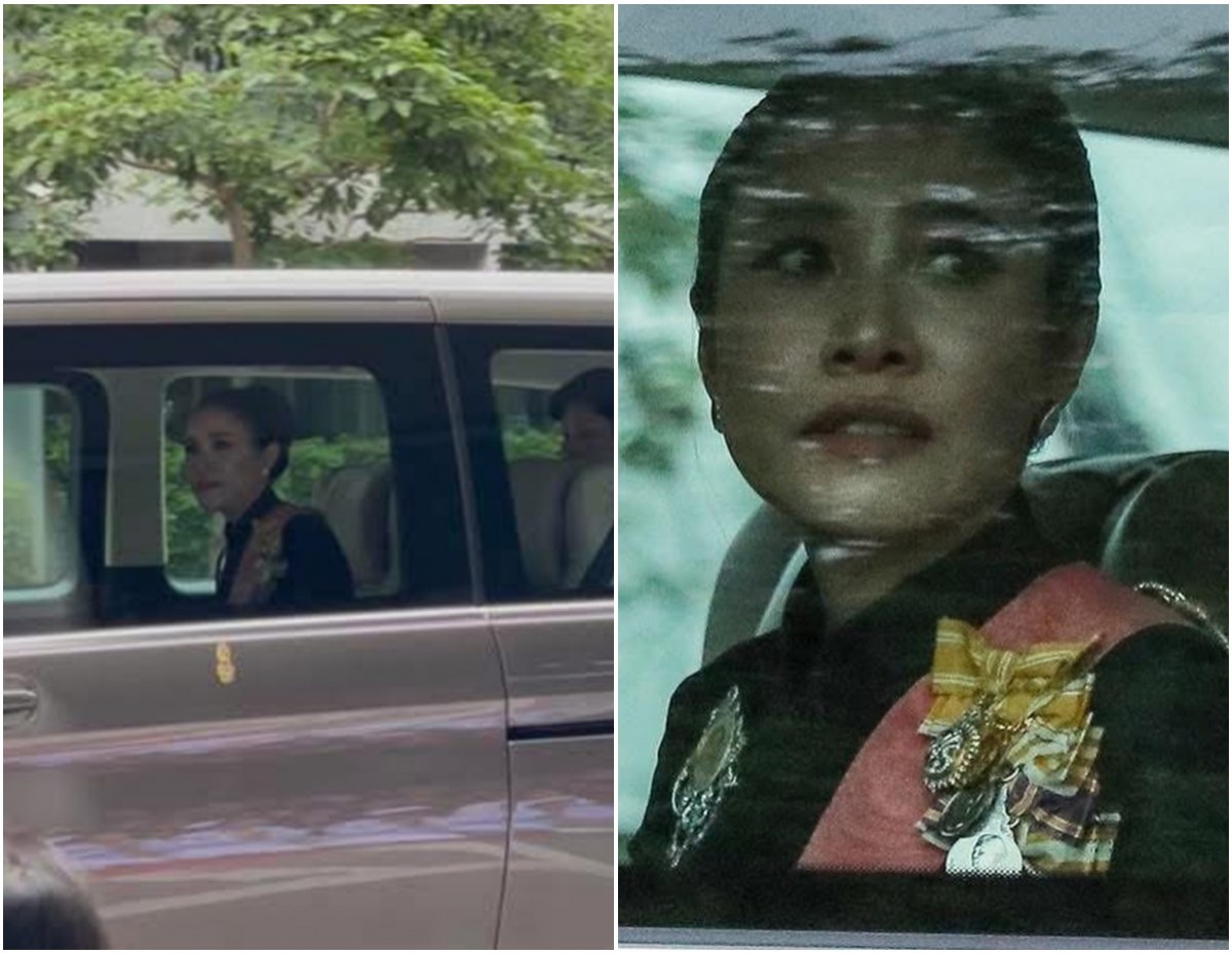 ภาพประวัติศาสตร์ เจ้าคุณพระสินีนาถ ร่วมขบวนเเห่พระศพ