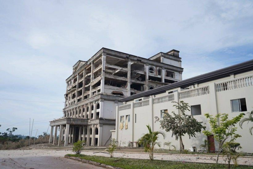 เปิดภาพล่าสุด กาสิโนทมอดา หลังโดน F-16 โจมตี