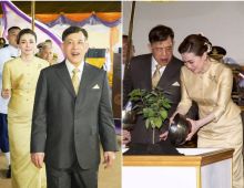 ประมวลภาพ ในหลวง-พระราชินี เสด็จพิธีเปิดพระอุโบสถกลางน้ำ