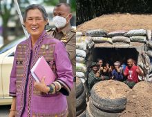 กรมสมเด็จพระเทพฯ โปรดเกล้าฯ สร้างหลุมหลบภัยชายแดน
