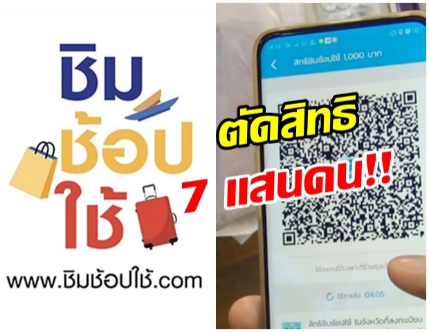 ตัดสิทธิ ‘ชิมช้อปใช้’ 7 แสนคน ! หลังลงทะเบียนแล้วไม่ยืนยันตัวตน