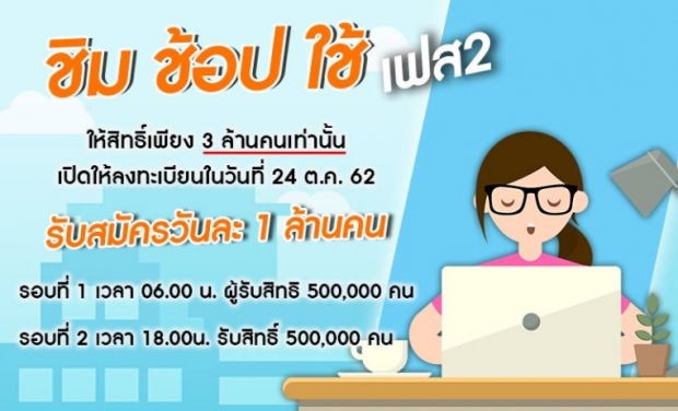 เปิดเงื่อนไข ชิมช้อปใช้ เฟส2 เริ่ม 24 ต.ค.ทำอย่างไรบ้าง?