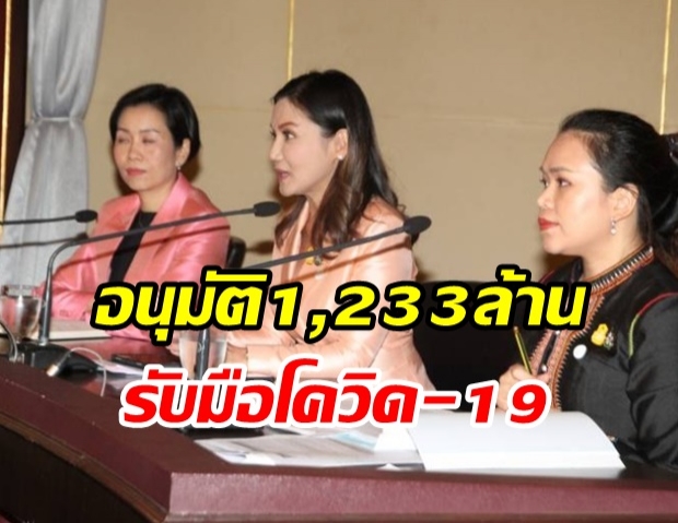 ครม.ไฟเขียว งบฯกลาง 1,233 ล้าน รับมือ ไวรัสโควิด-19 