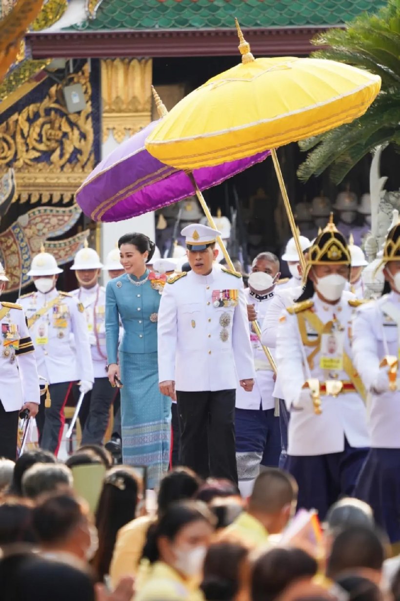 ชมภาพ ในหลวง-พระราชินี เสด็จฯ ไปในการพระราชพิธีพืชมงคล