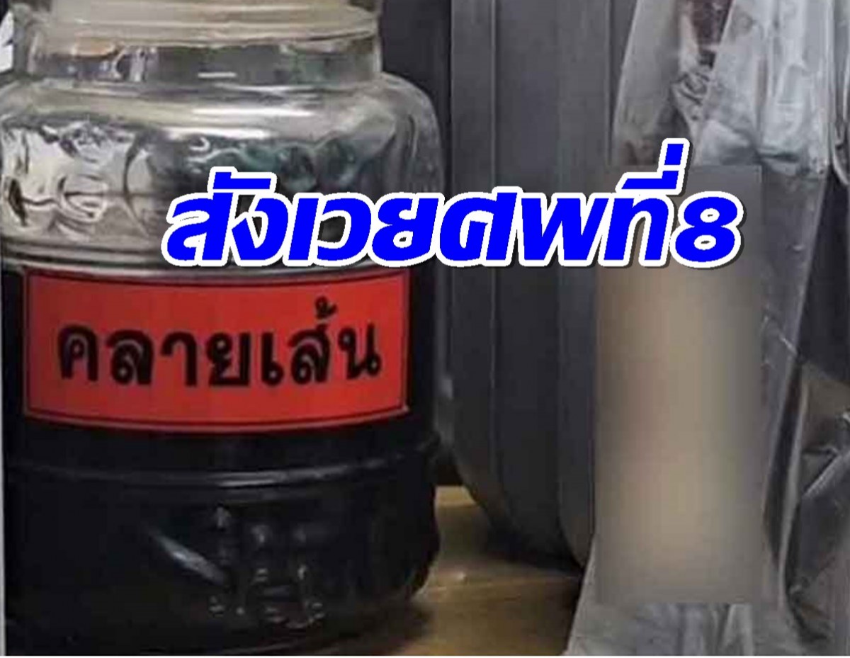 สังเวยศพที่8 เหยื่อคลัสเตอร์ ซุ้มยาดองมรณะ 