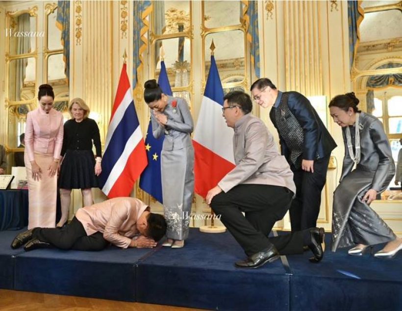 วาสนา นาน่วม เผยภาพ อนุทิน ก้มกราบพระบาทแสดงความยินดี เจ้าฟ้าสิริวัณณวรีฯ