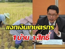 คลัง เคาะแจกเงินเกษตรกร ยึด 1 ทะเบียนบ้านได้ 1 สิทธิ์ช่วยเหลือ