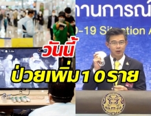 ศบค. แถลงพบผู้ติดเชื้อรายใหม่ 10 ราย จากสถานที่กักกันฯ