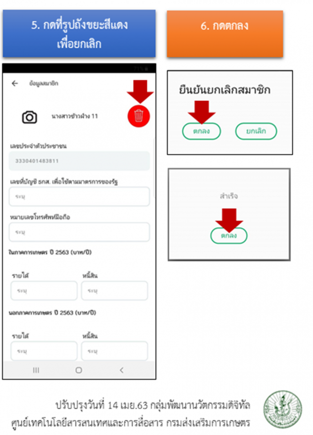 วิธียกเลิกเป็นสมาชิกครัวเรือนเกษตกร เหตุโดนตัดสิทธิเราไม่ทิ้งกัน