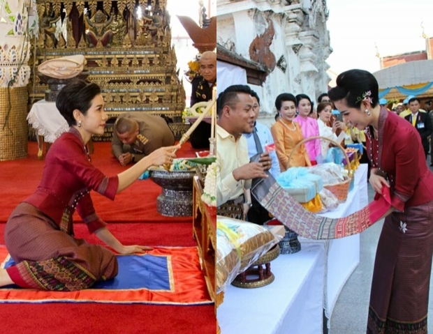  เจ้าคุณพระสินีนาฏ เขียนข้อความที่ระลึก สักการะพระธาตุช่อแฮ