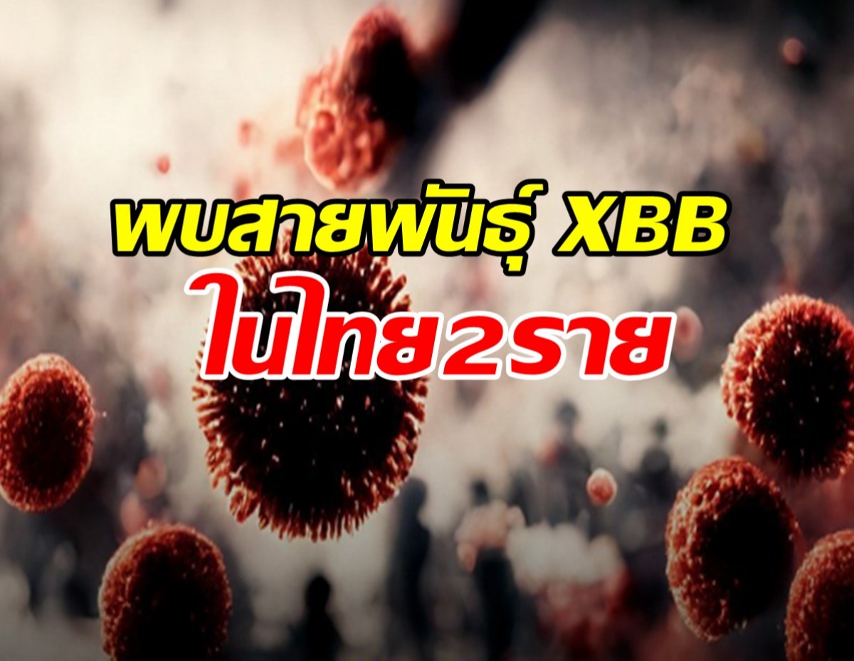 ยืนยันแล้ว! พบผู้ติดเชื้อโควิด สายพันธุ์ XBB ในไทย 2 ราย