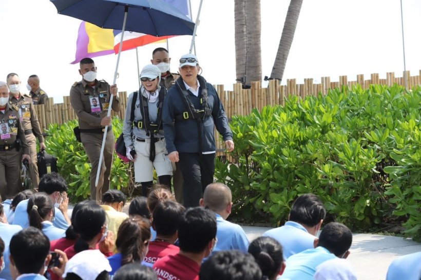 ในหลวง ทอดพระเนตรพระราชินีทรงแข่งขันเรือใบข้ามอ่าว