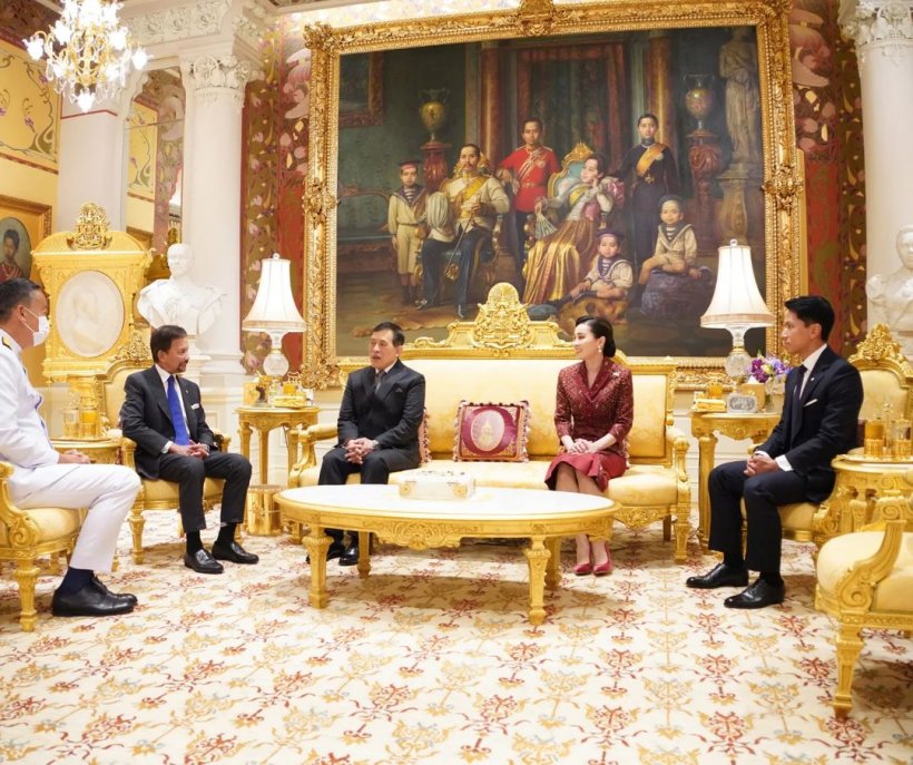 ประมวลภาพ ในหลวง-พระราชินี ทรงรับกษัตริย์บรูไน ในโอกาสเสด็จฯ เยือนไทย