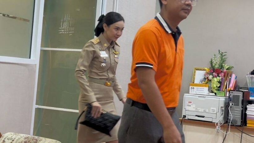ผู้กองแคท รายงานตัว ผู้ว่าฯ ศรีสะเกษ หลังยื่นลาออก