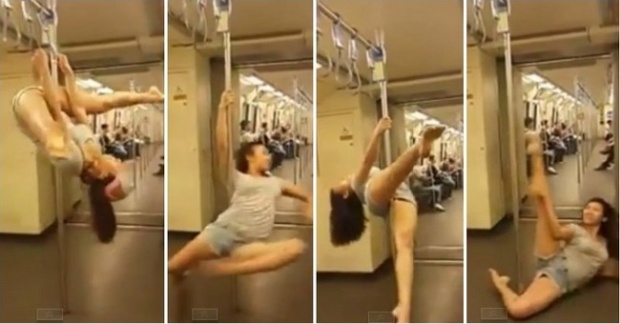  วิจารณ์ยับ! คลิปสาวเต้นโหนราวในรถไฟใต้ดิน รฟม.ชี้ไม่ปลื้ม
