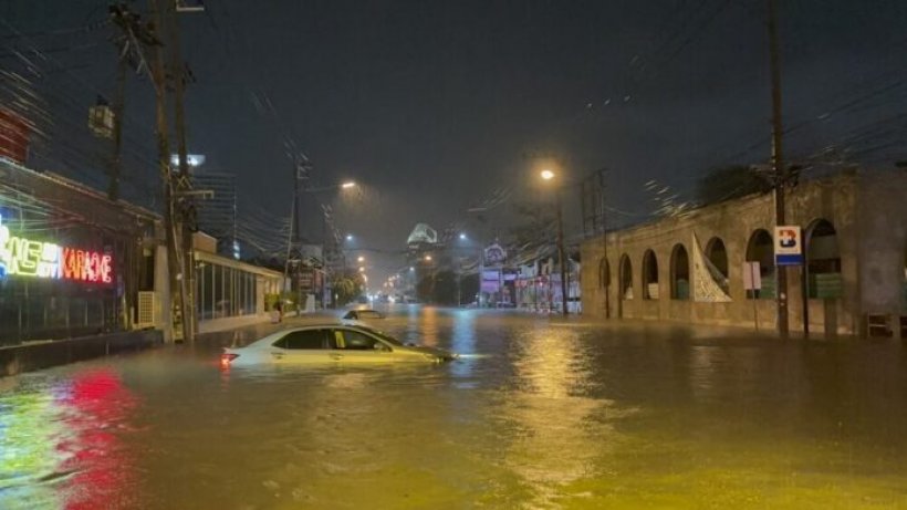 อ่วม! เปิดภาพเมืองพัทยา ฝนถล่ม 3 ชั่วโมงน้ำไร้ทางระบาย