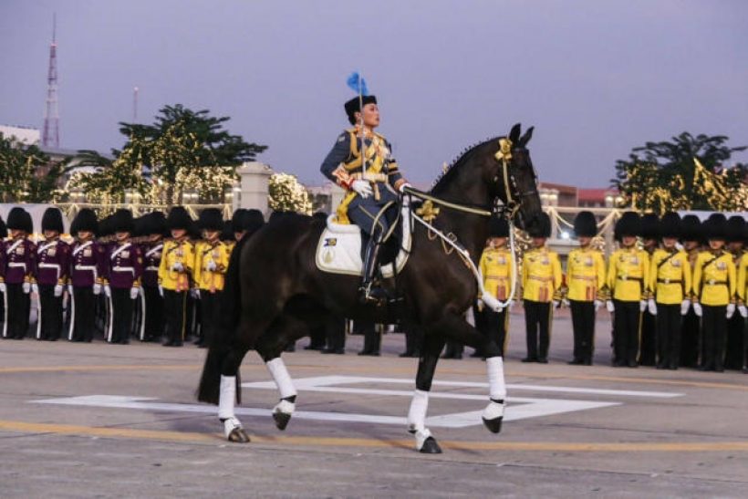 สมพระเกียรติ พิธีสวนสนามและถวายสัตย์ปฏิญาณครั้งแรกในรัชกาล