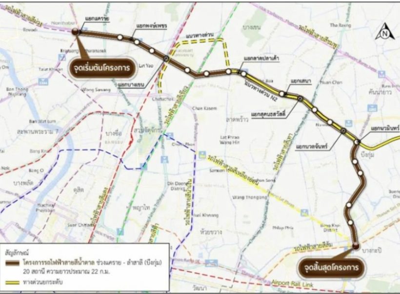 เดินหน้าแผน M-Map 2 บวกเพิ่มอีก 245 กม.สายสีน้ำตาลจ่อคิว!