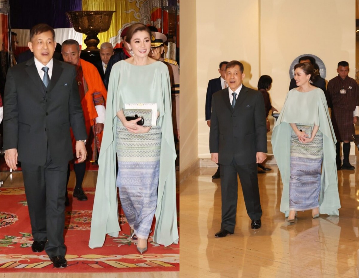 ในหลวง พระราชินี ทรงร่วมในงานถวายพระกระยาหารค่ำเป็นการส่วนพระองค์