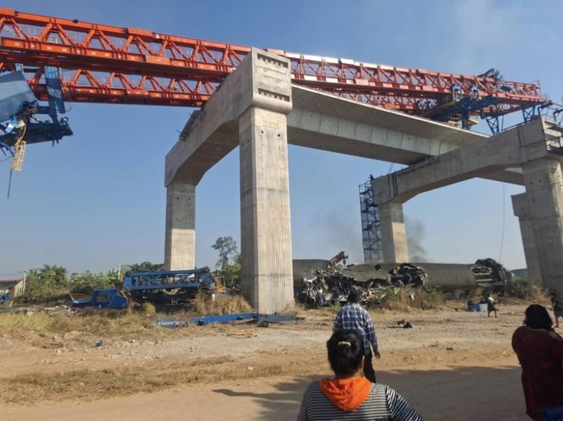 รัฐบาลจีนแถลงเรื่องอุบัติเหตุเครนก่อสร้างถล่มทับรถไฟที่สีคิ้ว