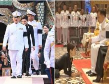 ในหลวง พระราชทานน้ำมหาสังข์ เจ้าคุณพระสินีนาถ