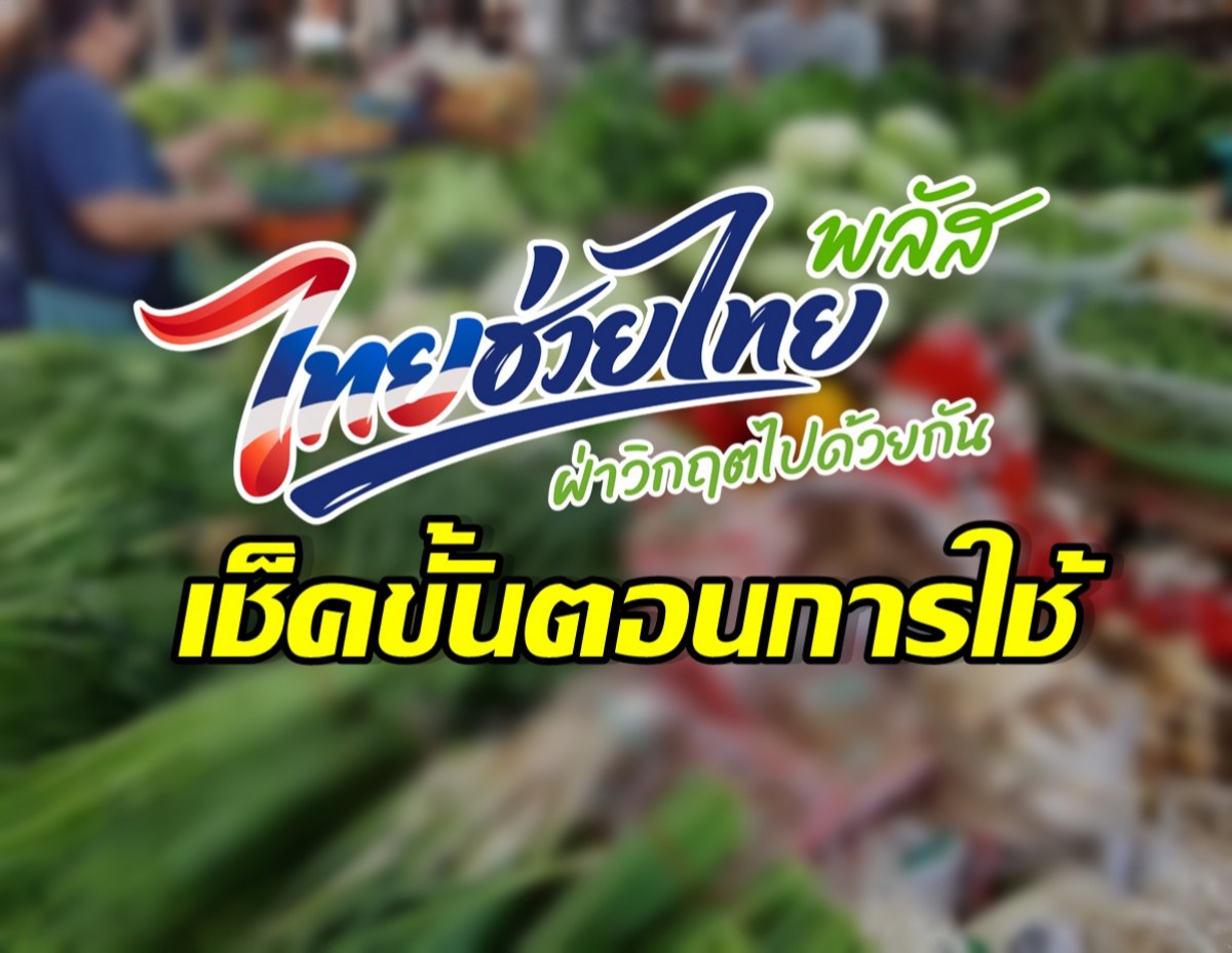 เตรียมตัวให้พร้อม! เช็ควิธีใช้สิทธิ ไทยช่วยไทยพลัส