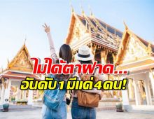 เปิดโพล 5 ประเทศที่มาเที่ยวไทย น้อยที่สุด