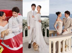 เปิดภาพงานเเต่ง ชาร์ลส์ เลอแคลร์ จัดพิธีเล็กๆแต่อลังการที่โมนาโก