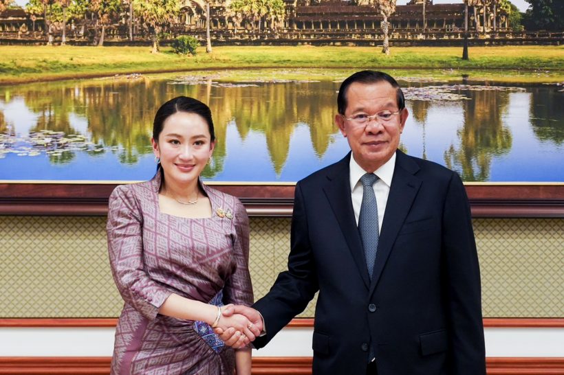 ย้อนภาพวันวาน นายกรัฐมนตรีไทย เยี่ยมอังเคิลฮุนเซน