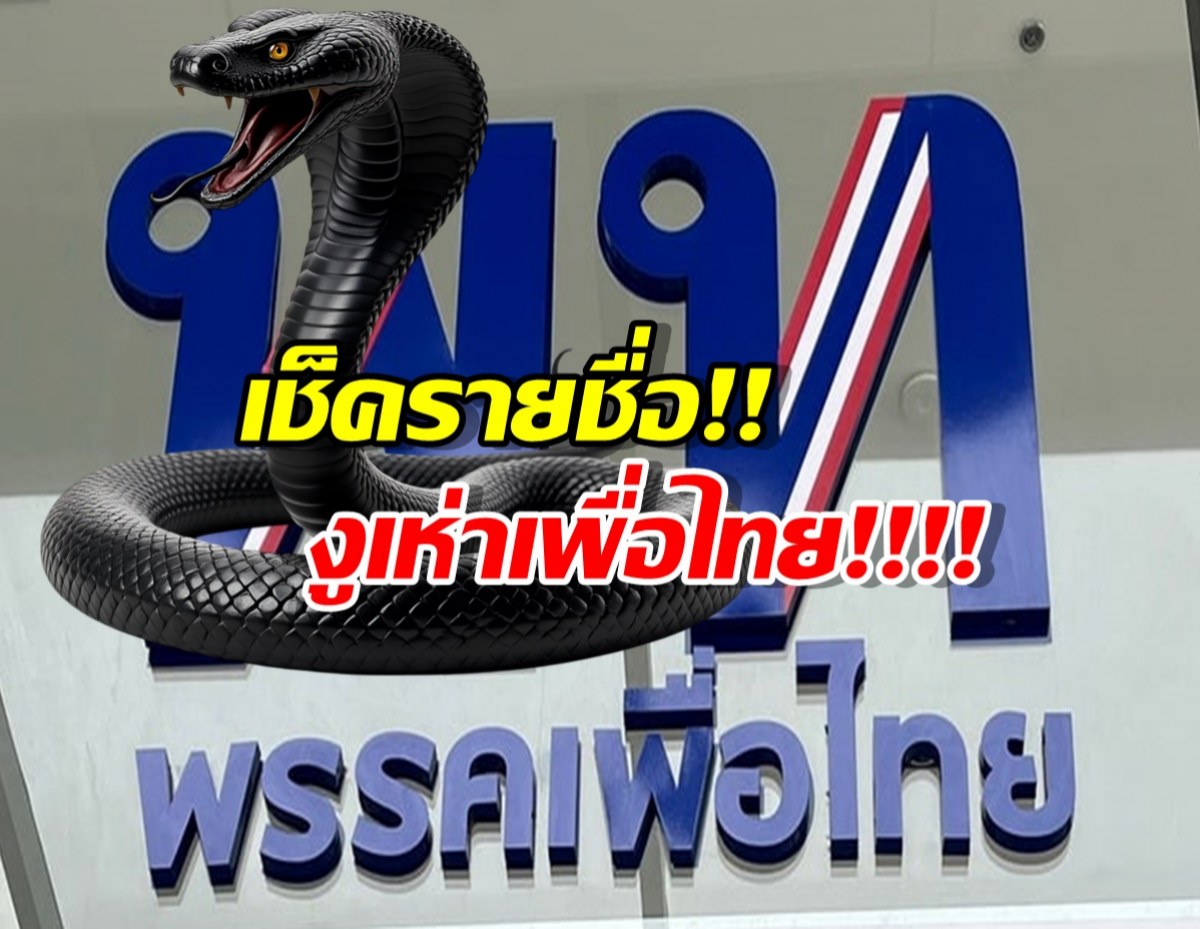 เผยโฉม งูเห่าเพื่อไทย ทยอยดีดตัวออกจากกลุ่มไลน์