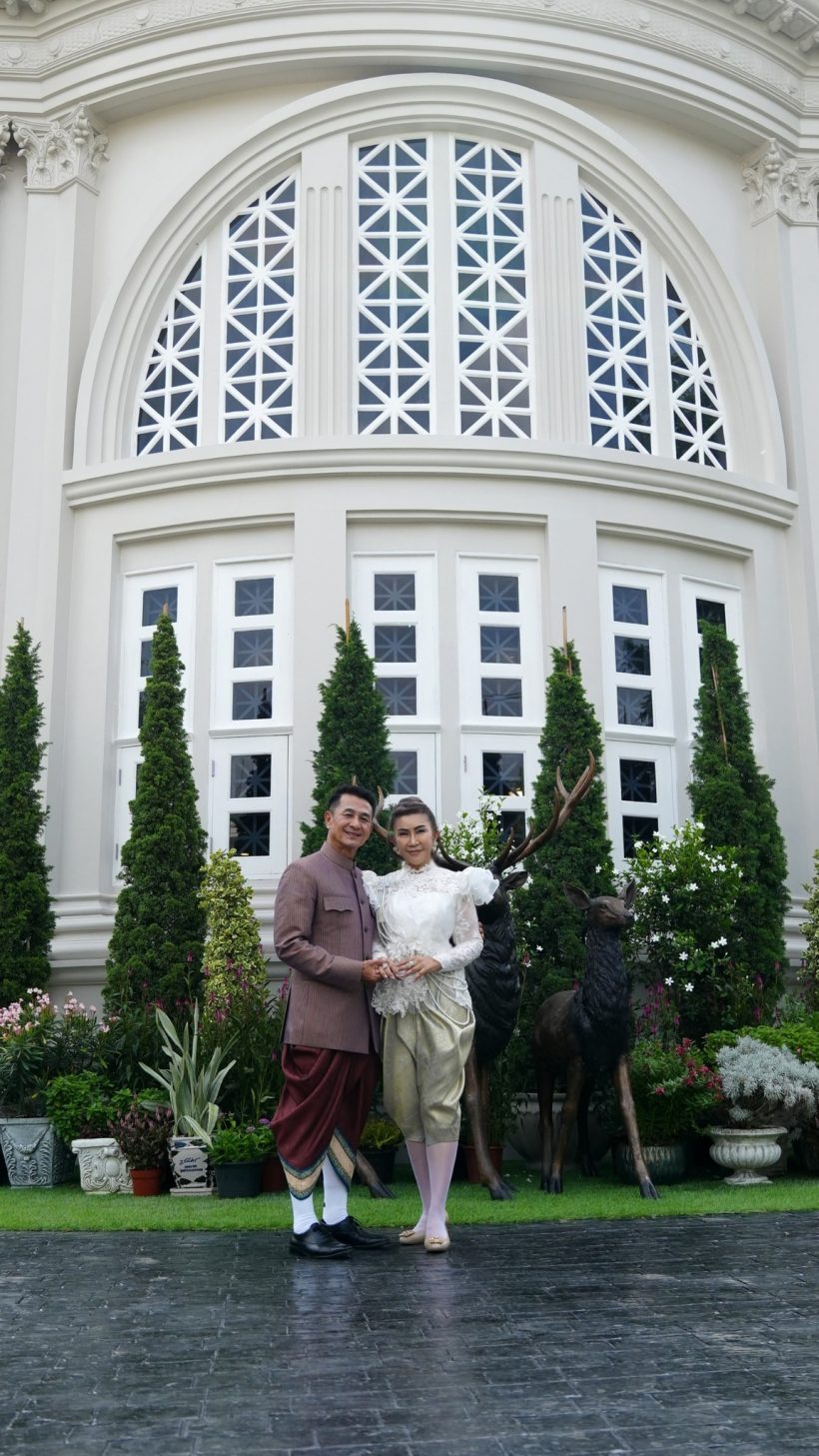 หมอชลน่าน ควงภรรยา ทำบุญขึ้นบ้านใหม่ใหญ่อลังการมาก