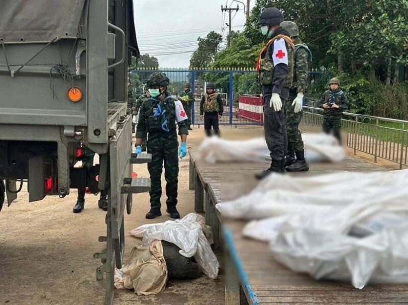 ไทยส่งมอบร่างไร้วิญญาณ 12 ทหารกัมพูชา กลับแผ่นดินเกิด