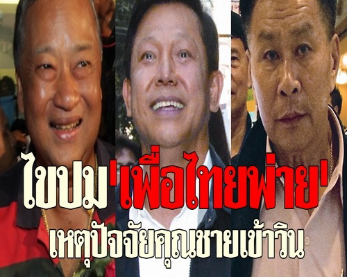 ไขปมพท.พ่ายเหตุปัจจัยคุณชายเข้าวิน