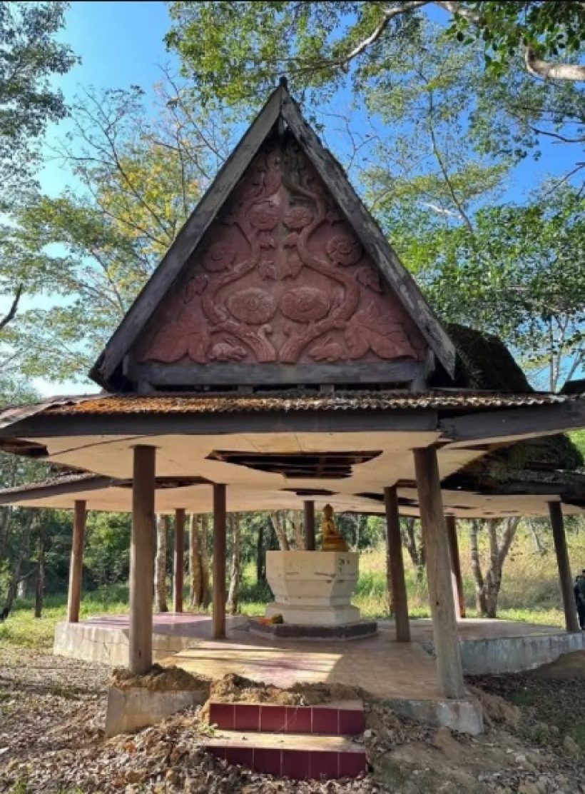 เปิดภาพ ศาลาตรีมุข ที่ช่องบก ทหารไทยเป็นคนสร้าง