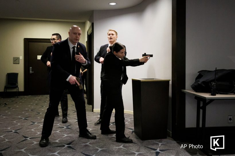 เปิดภาพนาทีระทึก พาทรัมป์ออกจากงานเลี้ยง หลังมีเสียงปืน