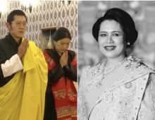 สมเด็จพระราชาธิบดีจิกมี - พระราชินี เสด็จถวายความอาลัย สมเด็จพระพันปีหลวง