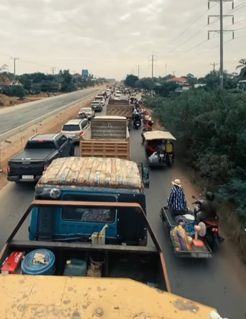 คลิปทหารเขมร อพยพชาวบ้านในพื้นที่ปอยเปต อ้างกำลังจะมีการสู้รบ!