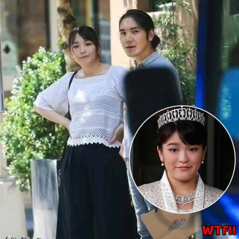 ไม่มีรถหรู! ส่องเจ้าหญิงมาโกะ ยืนรอรถเมล์แบบสุดชิล