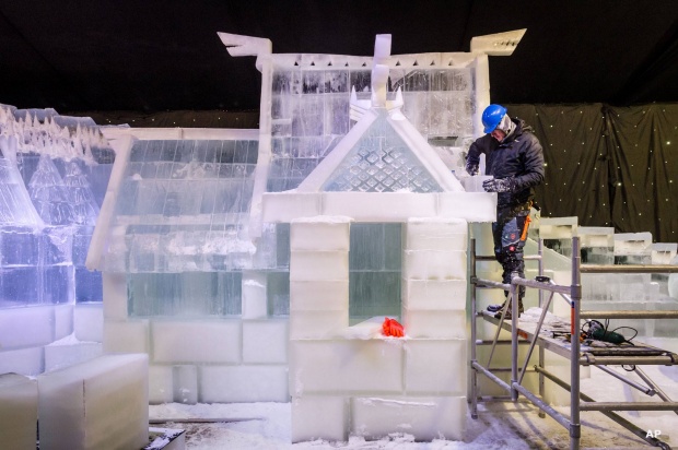 งานเทศกาลน้ำแข็งในเบลเยียมประสบปัญหาอากาศเดือน พ.ย. อุ่นผิดปกติ