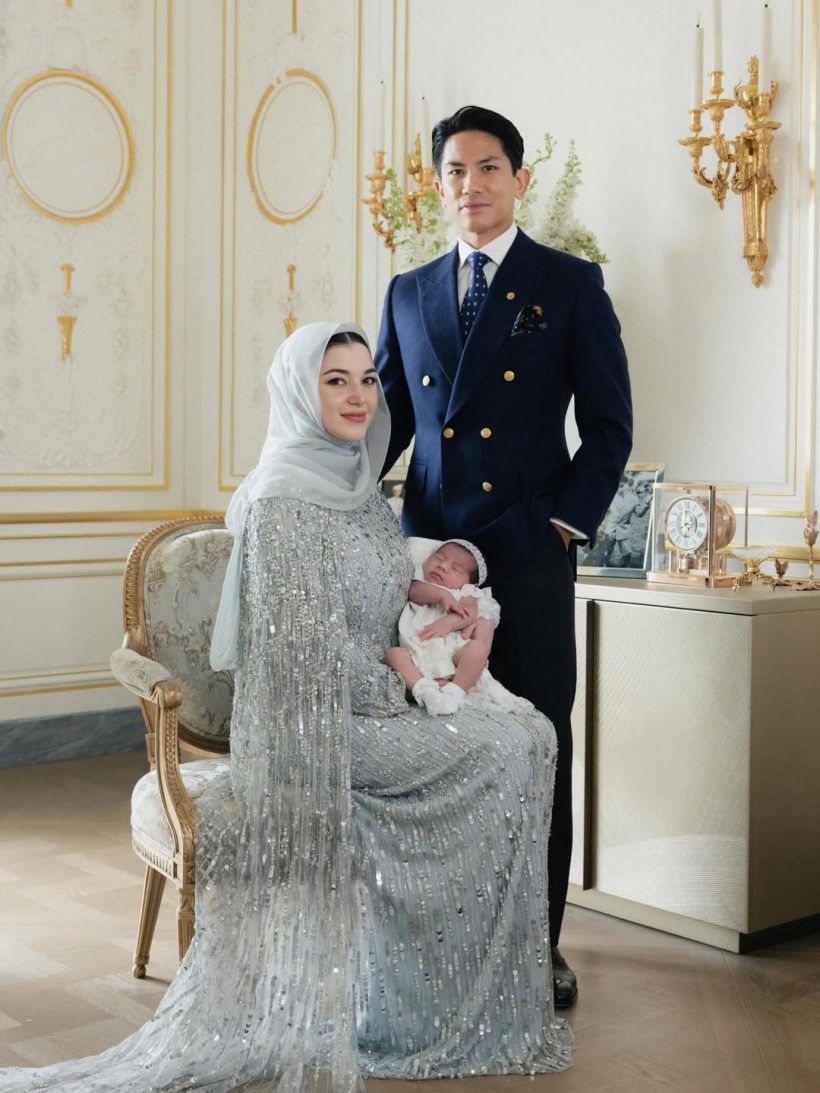 ปีติ! เจ้าชายมาทีน ฉายพระรูปพร้อมหน้าพระชายา-พระธิดา